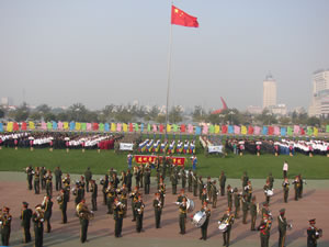 運動會軍樂隊表演