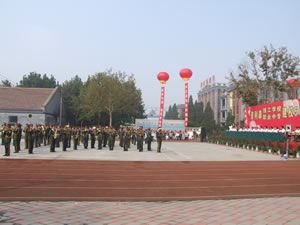 校慶慶祝大會軍樂隊表演